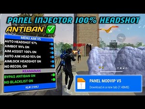 PANEL INJECTOR 100% AUTO HEADSHOT ‼️INJECTOR FF AUTO HEADSHOT TERBARU 2025 - SUPER GACORR ANTIBAN✅
