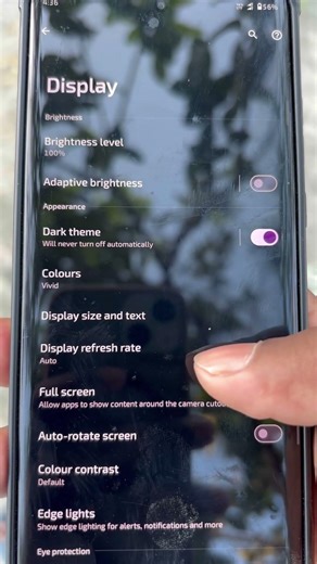 How to enable display refresh rate in Motrola 50 fusion (smooth display) #motrola #shorts #viral