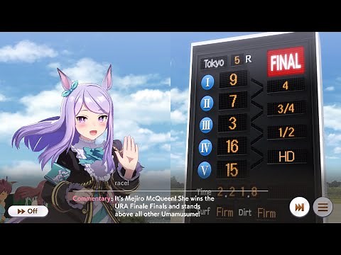 Mejiro McQueen Build for URA Finale Final Victory at 1st Place | Umamusume:Pretty Derby