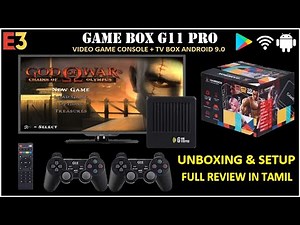 RETRO / CLASSIC GAME BOX G11 PRO FULL UNBOXING SETUP REVIEW IN TAMIL.