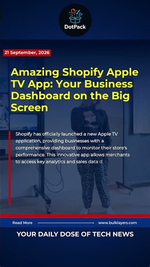Amazing Shopify Apple TV App: Your Business Dashboard on the Big Screen