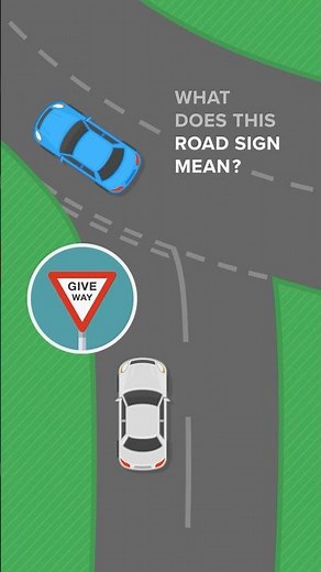 🇬🇧The Give Way Sign & Distance Markers