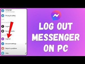 How to Logout Messenger on PC 2024 | Sign Out Messenger on PC