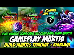 GAMEPLAY MARTIS | USER MARTIS COBA CARA INI ❗ COUNTER MM INSPIRE ❗ BUILD MARTIS FIGHTER TERKUAT ❗