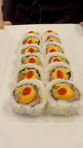 How to Make Easy Simple Quick Sushi Roll: uramaki spicy salmon #sushi #sushilovers #sushitime#sushiroll #sushihandroll #japanesefood #food #foodie #foryou #foryoupage #share #fbreels #fb #fbreelsvideo #fbpost #fbviral #reelsvideo #reelsfb #reelsviral #viralvideo #viralreels #instagram #reels #viral | Kheng Chea