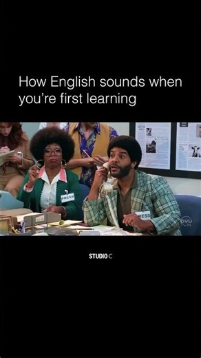 how english sounds when first learning