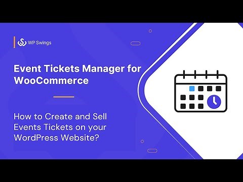 Free WooCommerce Event Tickets Manager Plugin: How To Add Events On WordPress Website? || 2025