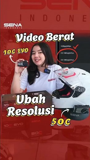 Heavy Video? Adjust the Resolution on the Sena Camera 10C Evo & 50C