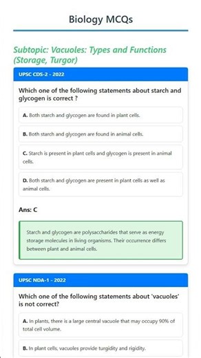 Vacuoles: Types and Functions Storage, Turgor