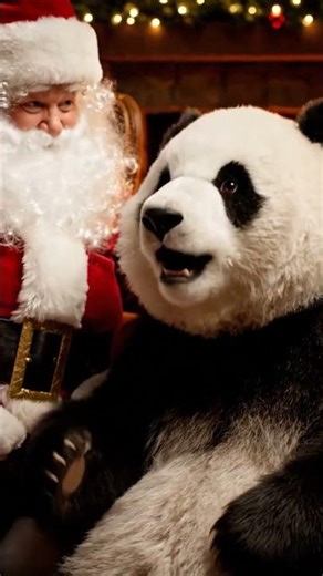 Santa Teaches Panda to Whistle “Jingle Bells” Hilarious Holiday Fail! | Nebula Shots