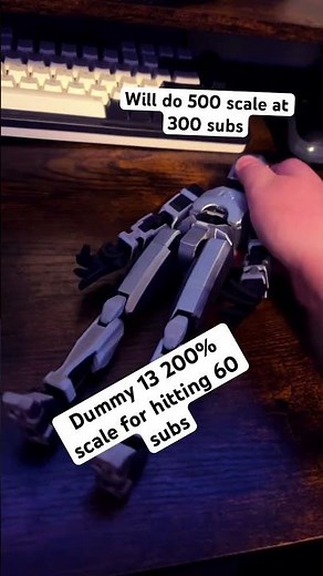 Dummy 13 200 scale #3dprint #3dprinting #