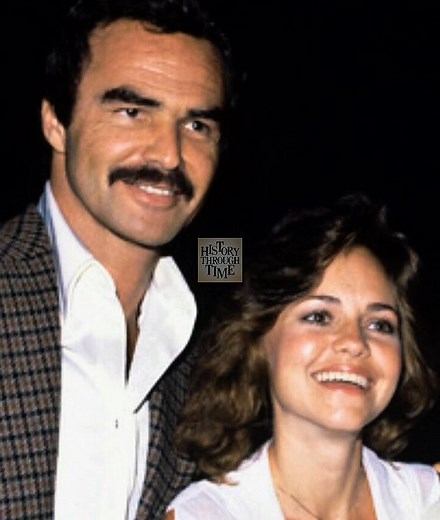 "Circa 1977, Burt Reynolds and Sally Field met on the set of Smokey and the Bandit, sparking one of Hollywood’s most talked-about romances of the late 1970s. Their chemistry on screen mirrored a deep affection off camera, as they went on to star together in Hooper (1978) and The End (1978). Though their relationship lasted only a few years, it left an indelible mark on both stars. Reynolds often described Field as the love of his life, and their connection remains remembered as a blend of laught