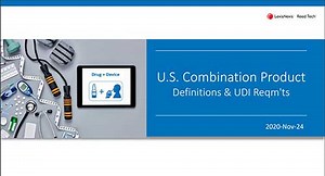 When is UDI required for drug-device combination products? | LexisNexis Reed Tech