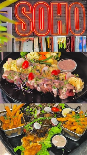 Soho on Instagram: "At Soho, we create dishes that look stunning, taste incredibly amazing, and make every video feel like a mini masterpiece. It’s everything you want in a weekend treat and more. A culinary flex wrapped in style and served with flavor and confidence. Come enjoy some mouth watering delicacies at your favorite spot. #sohofood"