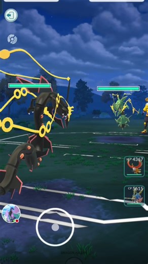 the most intense battle ever mega rayquaza vs mega rayquaza 🥶#viralshort #pokemongo #viral