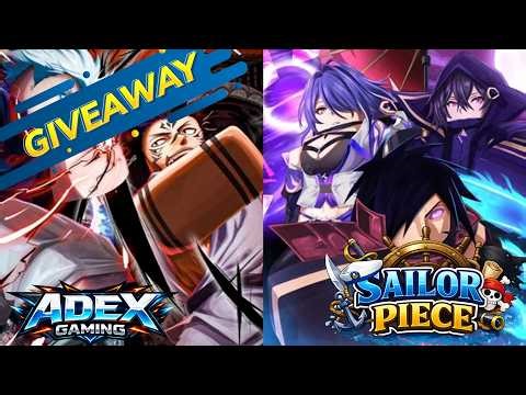 LIVE 🔴 GIVEAWAY SAILOR PIECE ROBLOX! SPESIAL 400 SUBS 🎁 | LIVE GRIND + BAGI-BAGI ITEM!!