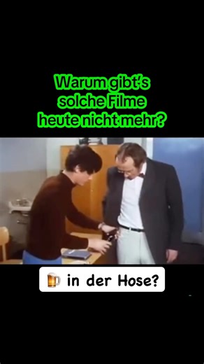 Tim Onlinemedia on Instagram: "Nietnagel kippt Bier in die Hose vom Oberstudienrat - simple,aber lustige Szenen. Fehlen heute einfache, aber lustige Filme wie „Die Lümmel von der ersten Bank“? Stimmt 🆎 #Comedy #Filmgeschichte #History"