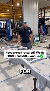 Need a truck restored? We do FRAME and AXEL work 🛻✅ #dieseltrucks #truckdriver #dieselmechanic #peterbilt | Precision Diesel and Automotive