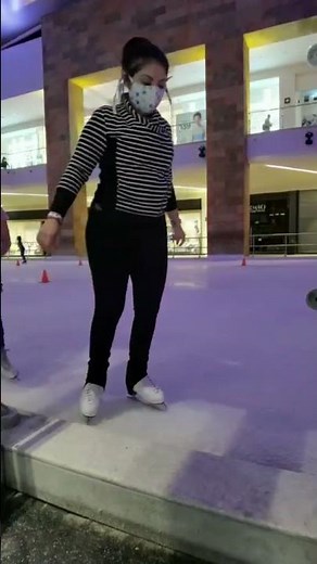 This is how the pros enter the ice rink to skate #figureskating