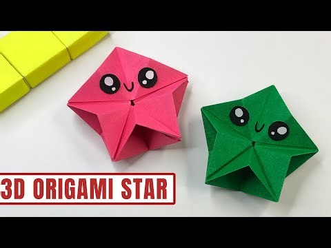 "Easy 3D Origami Christmas Star Tutorial ✨ Perfect Holiday Paper Craft for Beginners!"