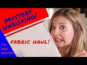 Unboxing Mystery Scrap Fabric Box - Fabric Haul!!!