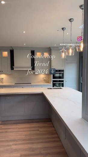 Hot Kitchen Design Trend: Mitred Edges for Countertops