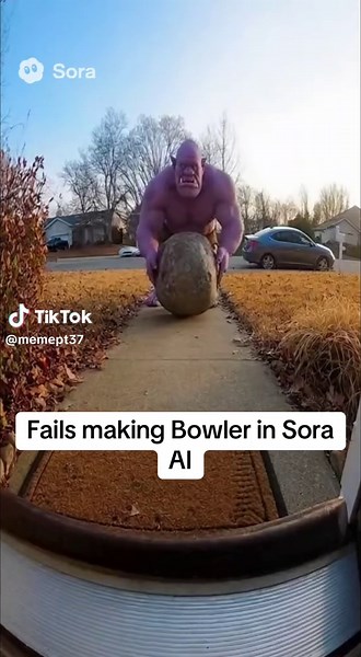 Realistic Clash Royale Bowler Fails in Sora AI