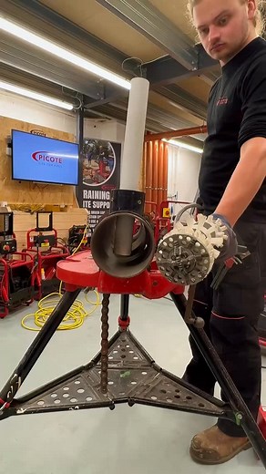 Demo time! Cutting out intruding laterals with the Picote Super Midi, Tiger Twister Lateral Cutter and the award winning Picote Smart Cutter™️ in our UK Training Centre. #wevegotatoolforthat #picotesolutions #trenchlesstechnology #satisfyingvideos | Picote Solutions