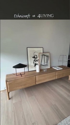 Solid Oak TV Unit – PI Collection • 4 Living UK