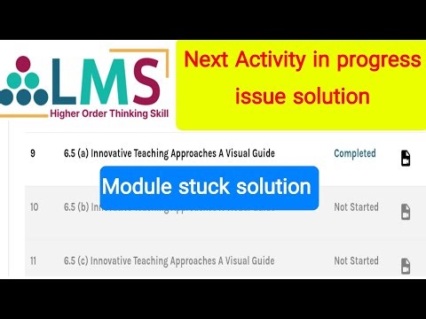 All Modules stuck issues | All activities stuck solution | Hots modules solution