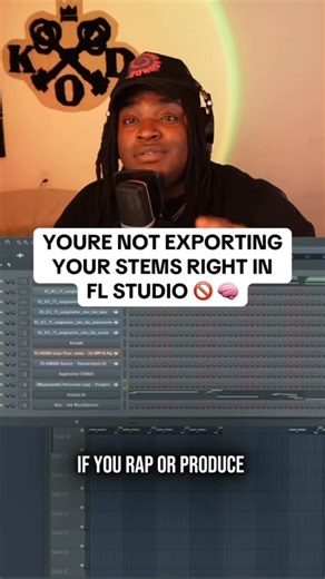 keez. 🔑 on Instagram: "how to (correctly) export stems in fl studio 🫡🧠 #flstudiotips #keezopendoors #audioengineer"