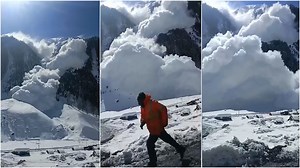 Jammu and Kashmir: Massive snow avalanche strikes Sarbal region in Sonmarg | Watch viral video