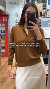 A classic polo sweater, upgraded with Merino softness. - Un chandail polo traditionnel, remis au goût du jour grâce à la douceur de la laine mérinos. #UNIQLOCanada #LifeWear #merino | Uniqlo Canada