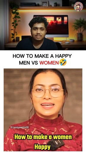 HOW TO MAKE A HAPPY MEN VS WOMEN🤣 #funny #shortfeed #shorts