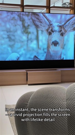 Hidden #HomeTheater! #VIVIDSTORM Motorized #LaserTVCabinet Barcelona Mark III Review✨
