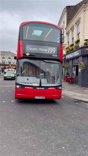 London Bus Route 199 to Canada Water at Cutty Sark #shotoniphone16promax #bus #londonbus