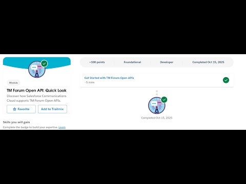 TM Forum Open API: Quick Look | Salesforce
