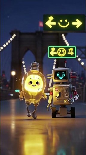Lost in the City | Pixar-Style 3D Animated Short Film 💡🤖 | Lumo & Bolt Mini Adventure