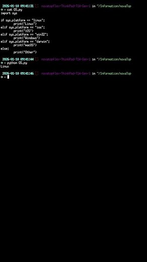 Checking Operating System Type with #Python