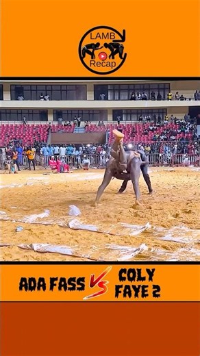 Ada Fass Vs Coly Faye 2 😳mbote bou reuy #adafass #colyfaye2 #lamb #luttesénégalaise #senegal