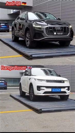 Audi Q8 vs Range Rover Sport: Luxury Suspension Battle! 🇩🇪 vs 🇬🇧