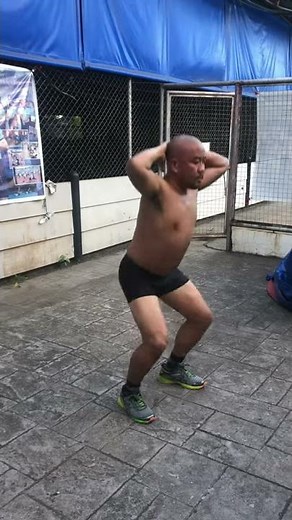 Army dozen exercise 6/12 knee bender