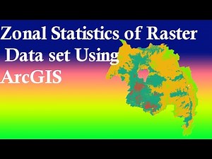 Zonal Statistics of Raster Dataset Using ArcGIS/#GeospatialTube