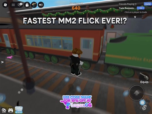 Fastest Flick Technique in Roblox MM2