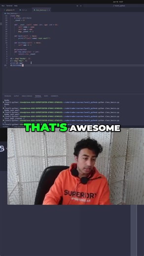 Python Static Methods: Utility Functions Explained Simply We explore Python static methods for utility functions. In this example, we increment the dog's age from 3 to 4, demonstrating practical usage of static methods. #Python #StaticMethods #UtilityFunctions #PythonProgramming #CodingTutorial #Programming #Tech #DataScience #SoftwareDevelopment #Coding Join our Skool https://www.skool.com/codertrader