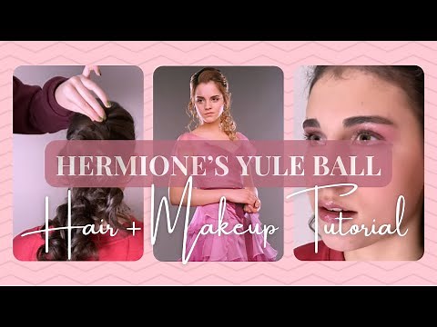 Hermione’s Yule Ball Hair & Makeup Tutorial