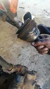 Removing exchanging the cv joint head mk1 golf