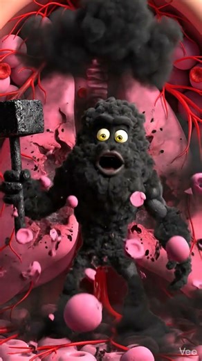 Air Pollution Inside the Human Body (3D Medical Animation) #ai #usashorts