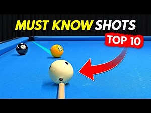 Top 10 Most COMMON shots you MUST know & How to EXECUTE them