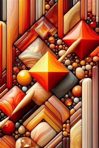 Abstract, Shapes, Diamonds. Free Stock Video